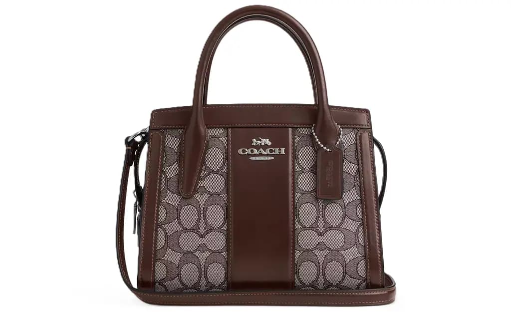 Túi Coach Andrea Carryall In Signature Jacquard 'Brown' CT766-SVS8S