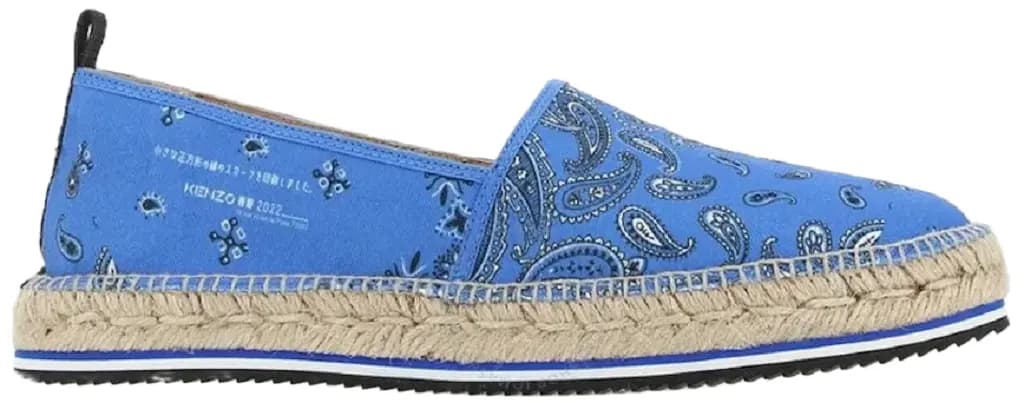 Giày Kenzo Royal Bandana Flat Espadrilles 'Blue' FC55ES195F74-71