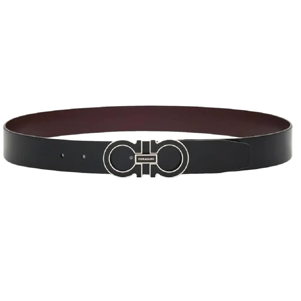 Thắt Lưng Salvatore Ferragamo Gancini Belt 'Black' 670384-776399