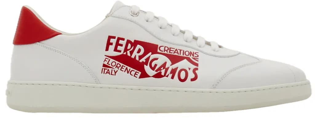 Giày Salvatore Ferragamo Low Top Sneaker 'White' 029122-775063
