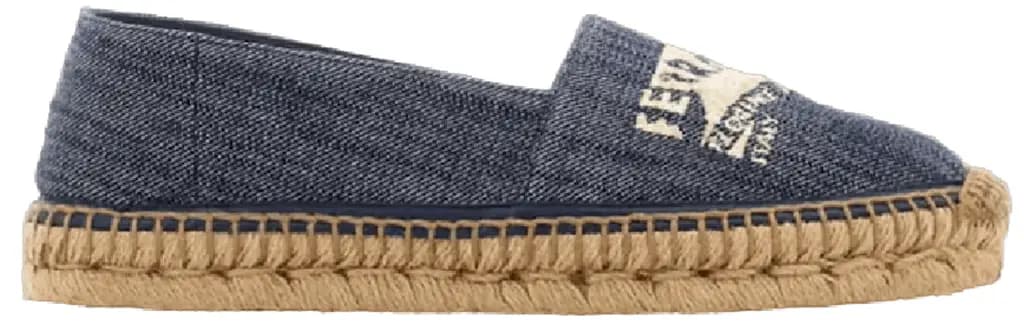 Giày Salvatore Ferragamo Denim Espadrilles 'Blue' 01I544-773726