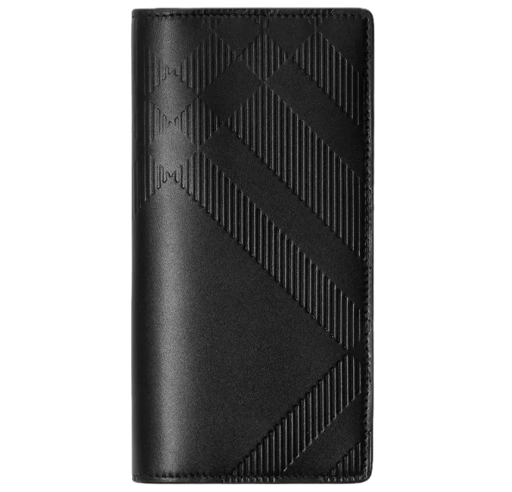 Ví Burberry Embossed Check Continental Wallet 'Black' 80783531