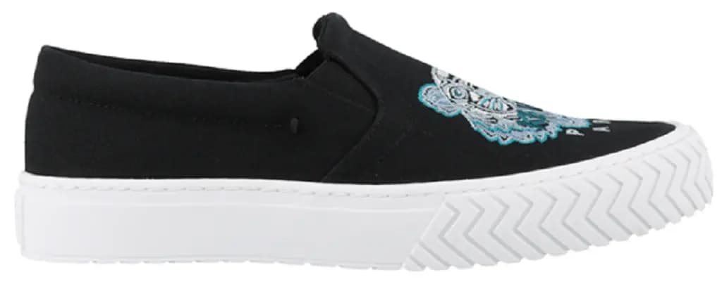 Giày Kenzo Tiger Head Embroidery 'Black' FA62SN200F70-99