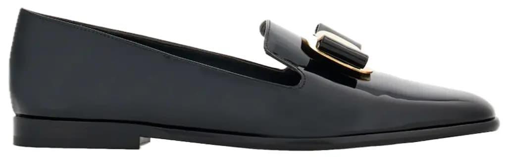 Giày Salvatore Ferragamo New Vara Plate Loafer 'Black' 01H522-768944
