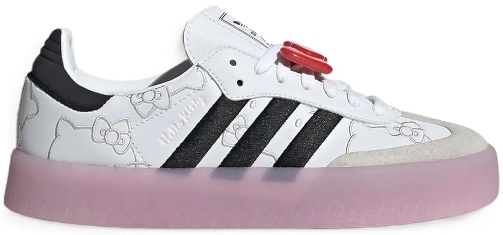 Giày Adidas Sambae x Hello Kitty 'White Black Clear Pink' IG4450