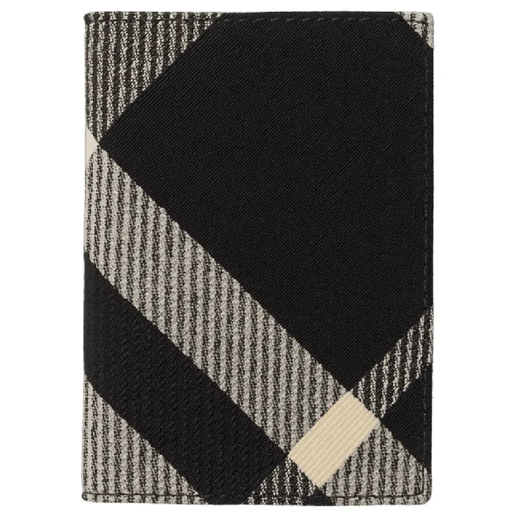 Ví Burberry Check Folding Card Case 'Black' 80895251