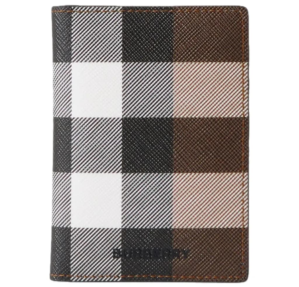 Ví Burberry Check Folding Card Case 'Brown' 80651631