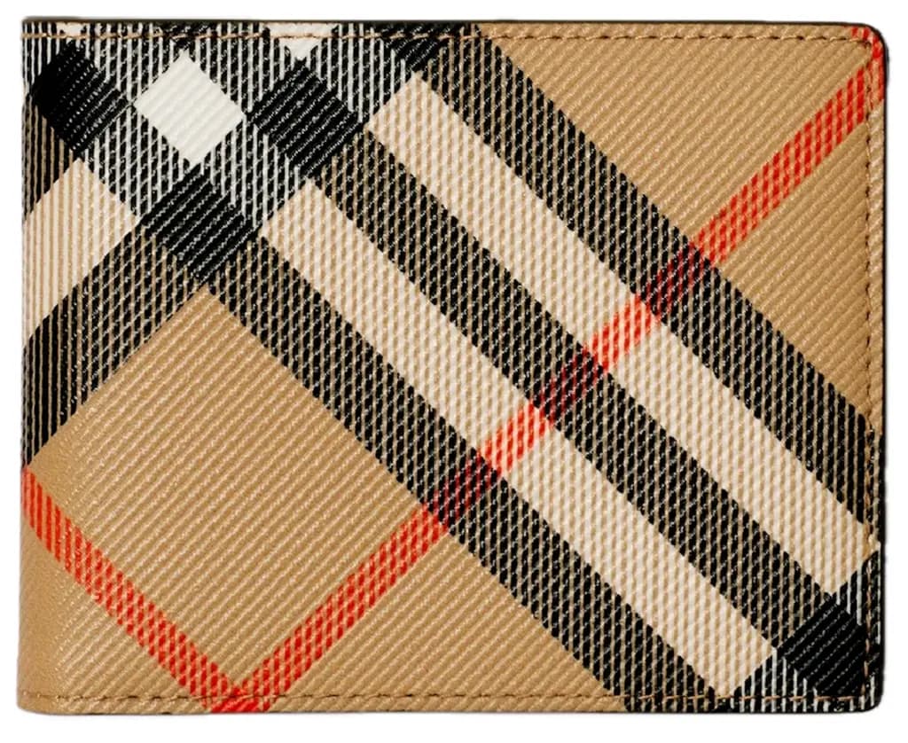 Ví Burberry Check Slim Bifold Wallet 'Sand' 80956931