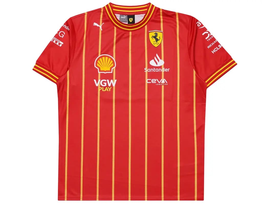Áo Puma Scuderia Ferrari Team Soccer Jersey 'Sainz' 763608-02