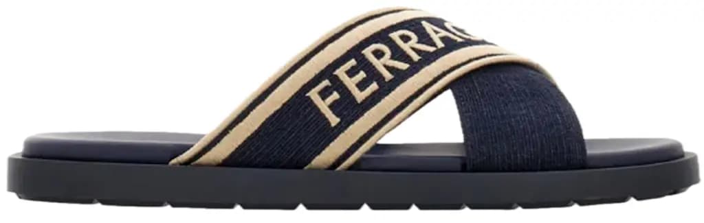 Dép Salvatore Ferragamo Sandal 'Midnight Blue' 028587-774206