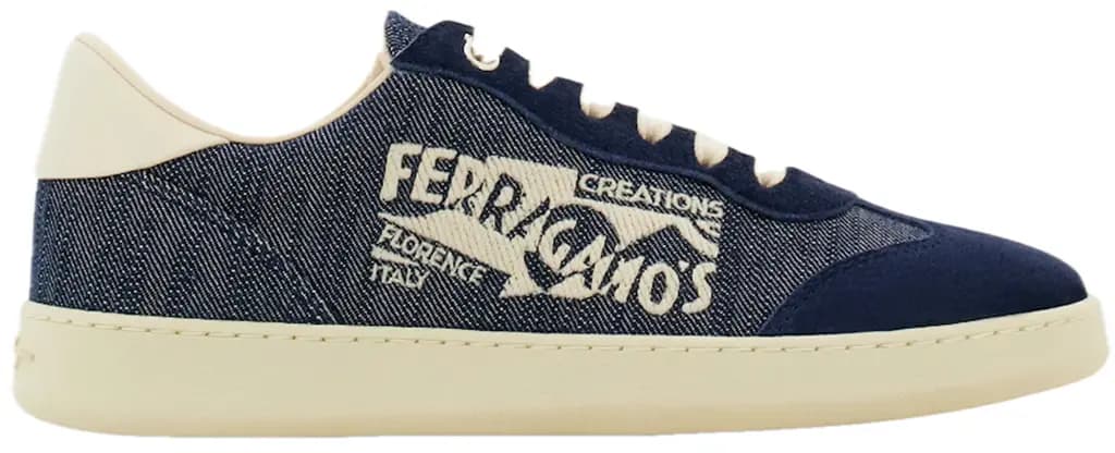 Giày Salvatore Ferragamo Low Top Sneaker 'Blue' 030618-773754