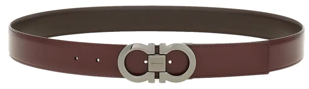 Thắt Lưng Salvatore Ferragamo Adjustable Gancini Belt 'Oxblood' 679535-778226