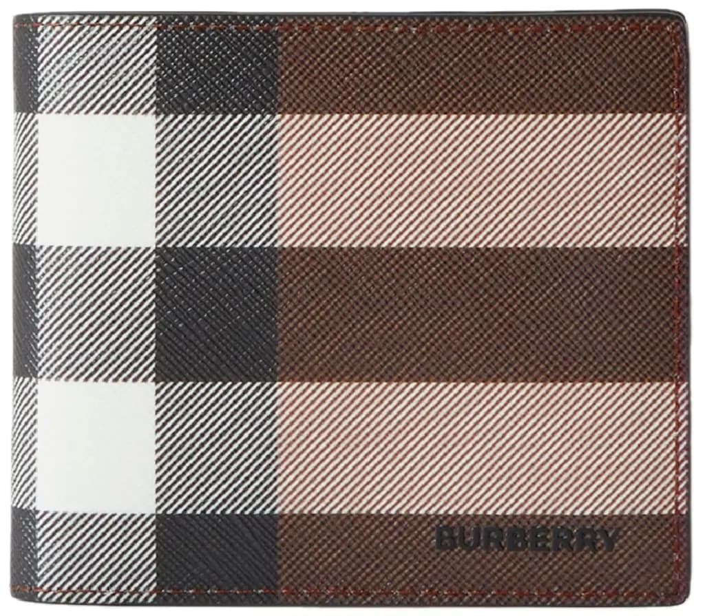 Ví Burberry Check And Leather Bifold Wallet 'Brown' 80527901