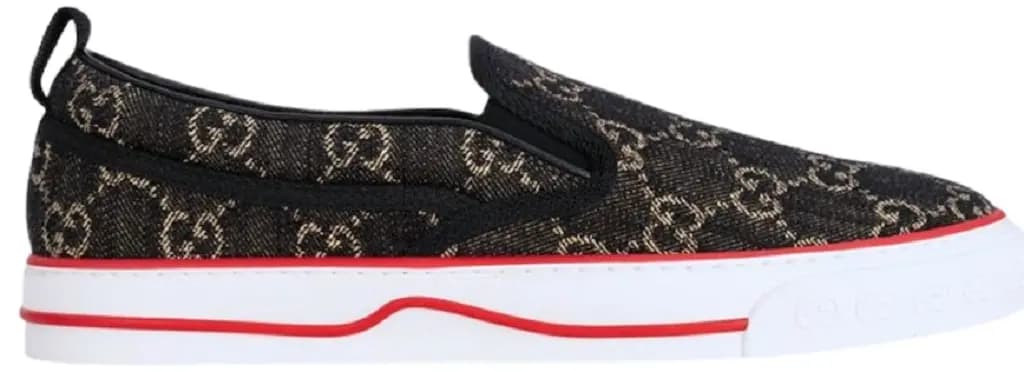 Giày Gucci Slip On Gucci 1977 'Black Red' 643489-UN360-1294