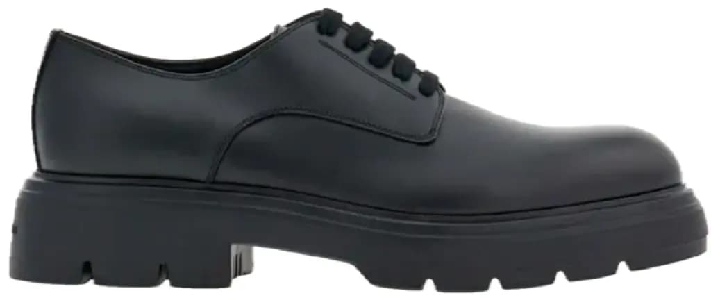 Giày Salvatore Ferragamo Chunky Lace Up 'Black' 022216-768457