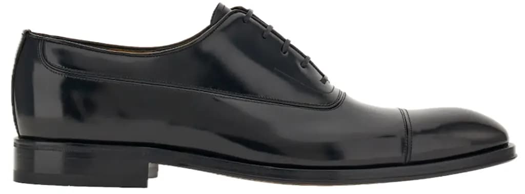 Giày Salvatore Ferragamo Oxford With Toe Cap 'Black' 021625-762477