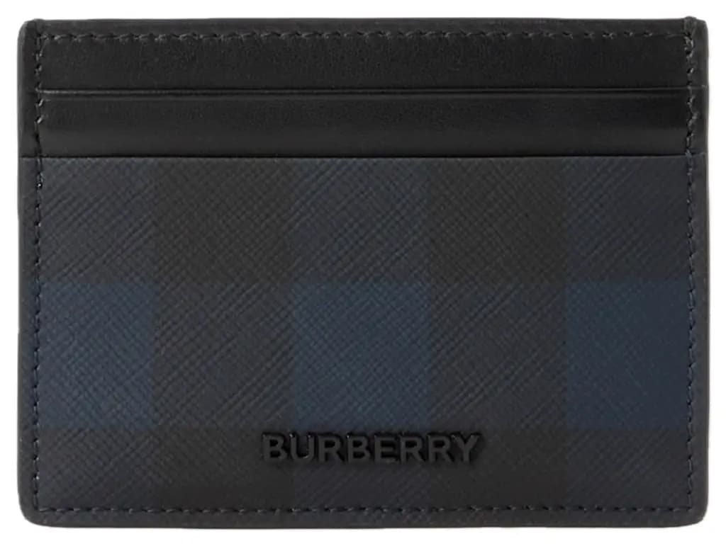 Ví Burberry Check Card Case 'Navy' 80732821