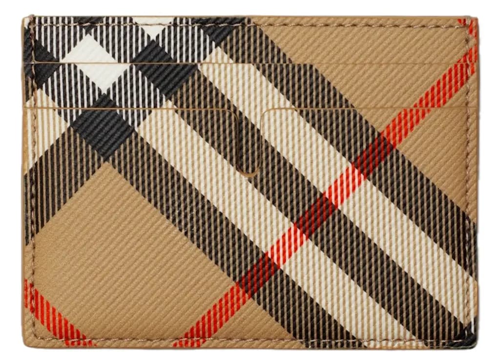 Ví Burberry Check Card Case 'Sand' 80919141