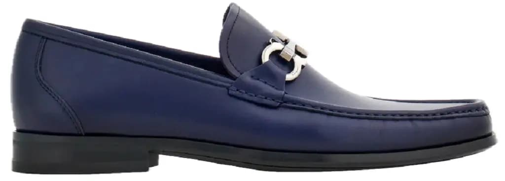 Giày Salvatore Ferragamo Moccasin 'Blue' 029457-769877
