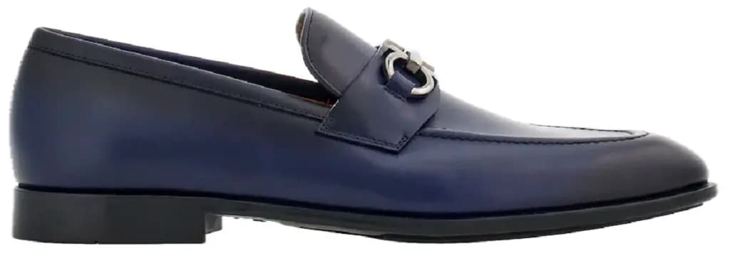 Giày Salvatore Ferragamo Moccasin 'Blue' 021669-768812