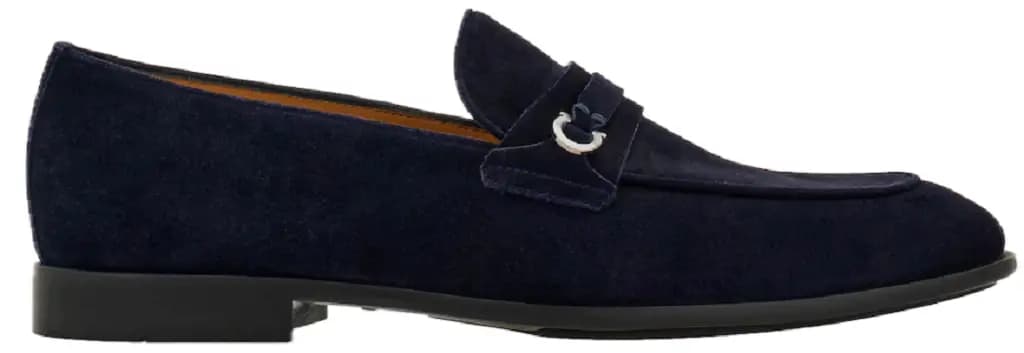 Giày Salvatore Ferragamo Moccasin 'Blue' 022385-768124