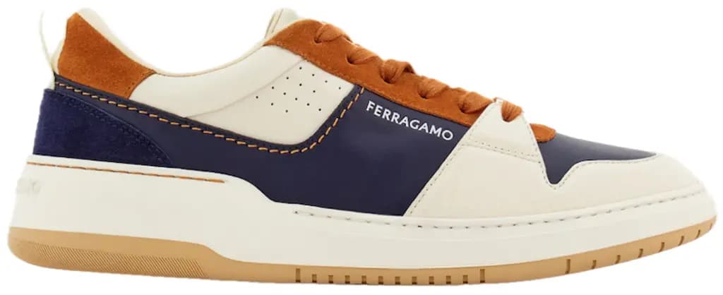 Giày Salvatore Ferragamo Suede Skate Sneaker 'Mascarpone' 022376-774861