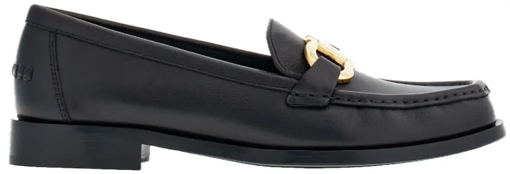 Giày Salvatore Ferragamo Moccasin Gancini Ornament 'Black' 01H704-769755