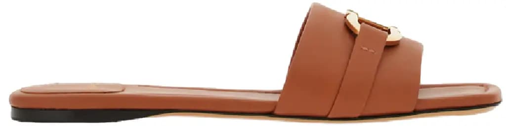 Dép Salvatore Ferragamo Flat Slide 'Tan' 01G997-769637