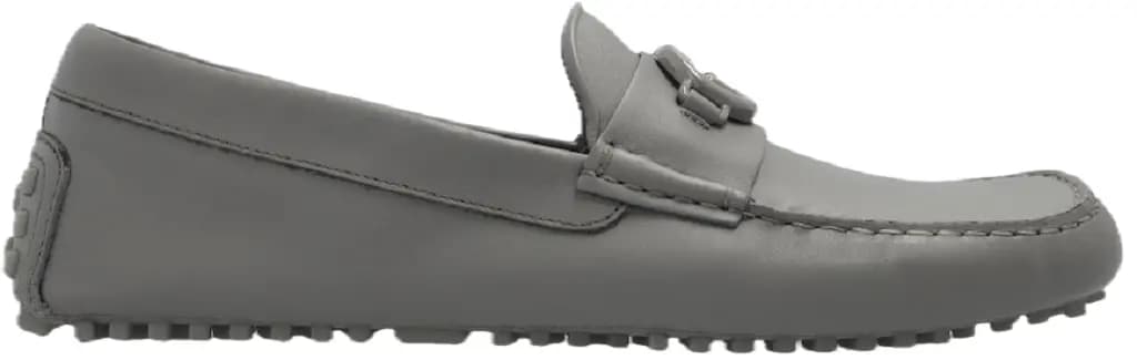 Giày Gucci Leather Moccasins 'Grey' 692379-1XH00-1275