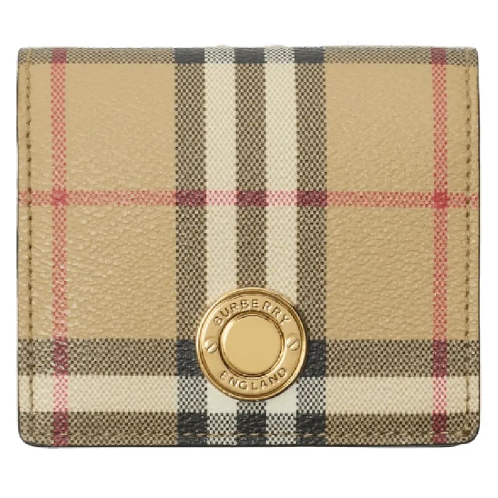 Ví Burberry Small Check Bifold Wallet 'Beige' 80944251