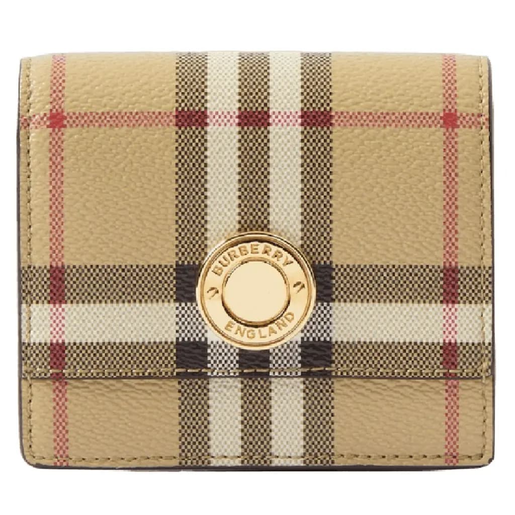 Ví Burberry Small Check Bifold Wallet 'Beige' 80704171
