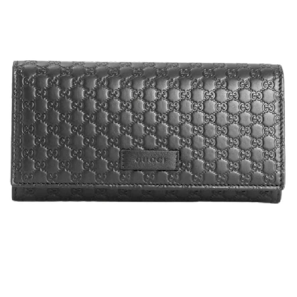 Ví Gucci Micro Guccissima 'Black Leather' 449396-BMJ1G-1000