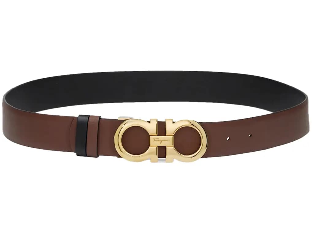Thắt Lưng Salvatore Ferragamo Gancini Belt 'Cocoa' 23A564-764023