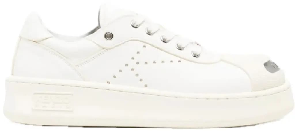 Giày Kenzo Leather Low-Top 'White' FD55SN040L53-01