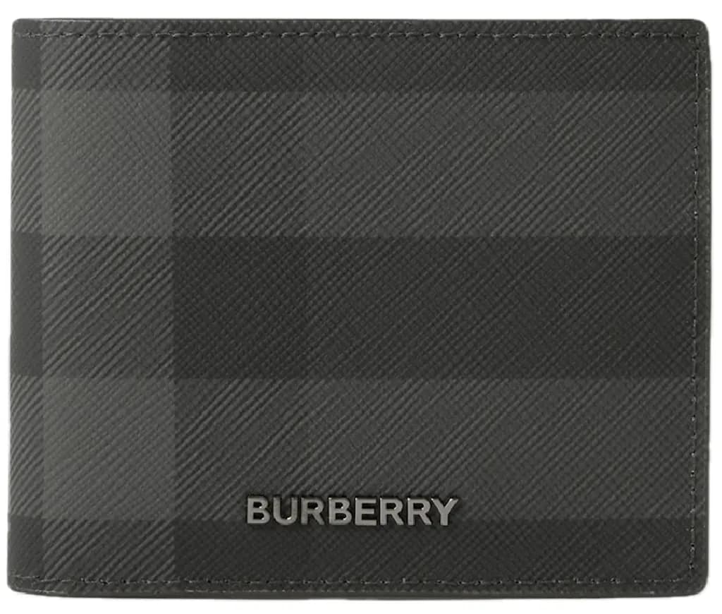 Ví Burberry Check Slim Bifold Wallet 'Charcoal' 80702061