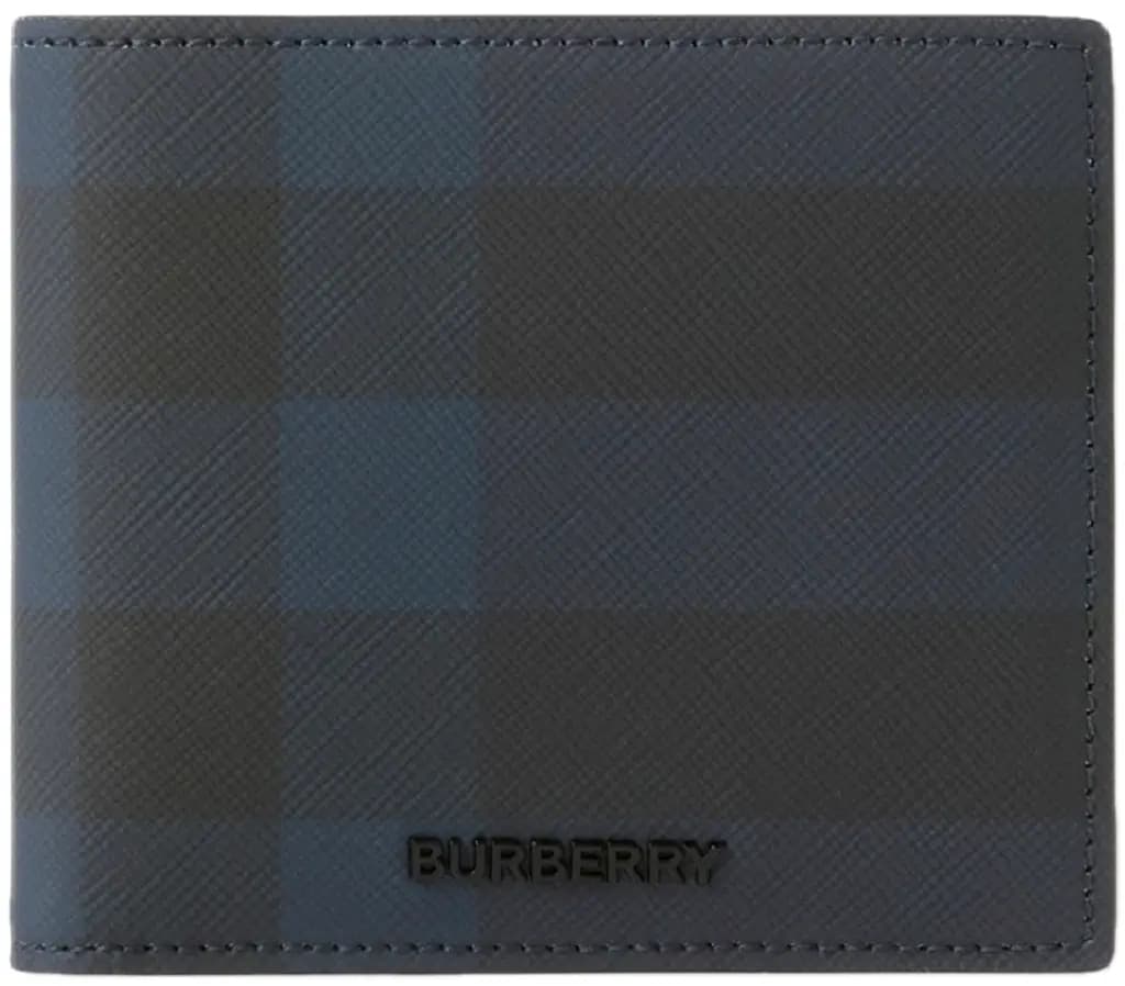 Ví Burberry Check Bifold Wallet 'Navy' 80732801