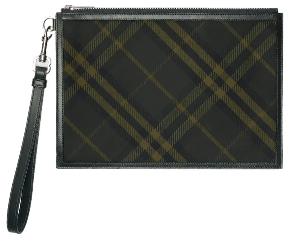 Túi Burberry Check Zip Pouch 'Shadow' 80984611