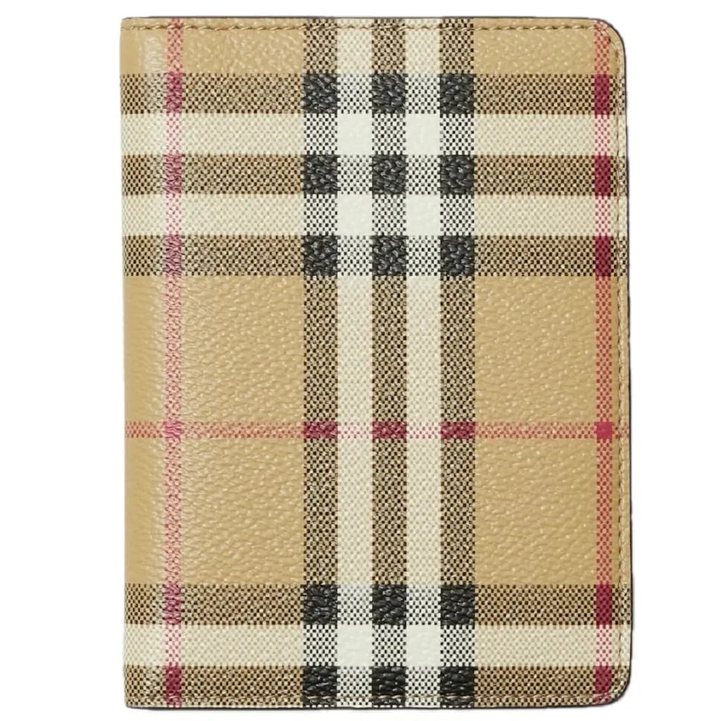 Ví Burberry Check Passport Holder 'Beige' 80739751