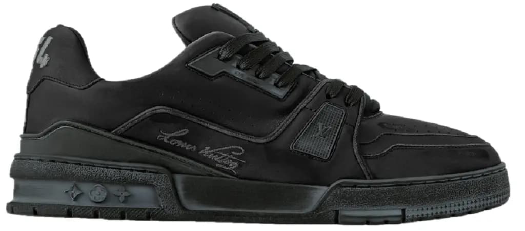 Giày Louis Vuitton LV Trainers 'Black' 1ADEQS