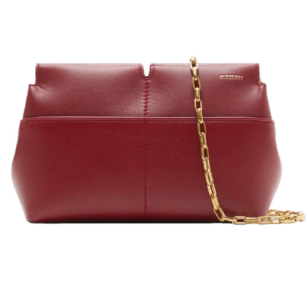 Túi Burberry Snip Chain Clutch 'Ruby' 80953631