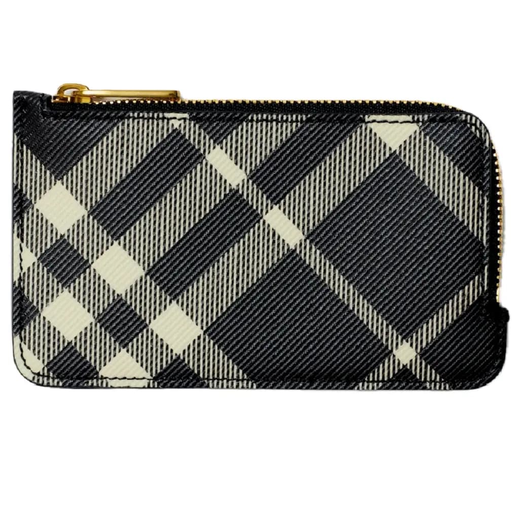 Ví Burberry Check Zip Card Case 'Black' 80951191