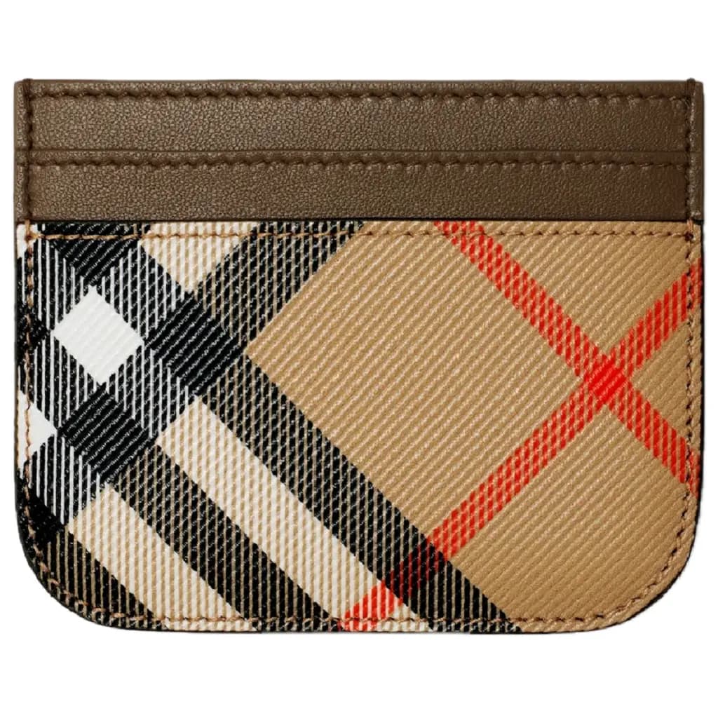 Ví Burberry Check Card Case 'Sand' 80927221