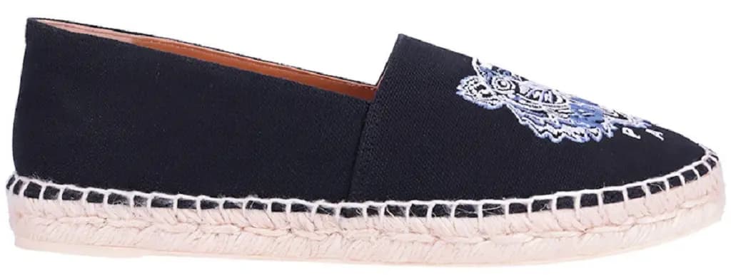 Giày Kenzo Espadrilles Slip On 'Black' 2ES180-F70-99