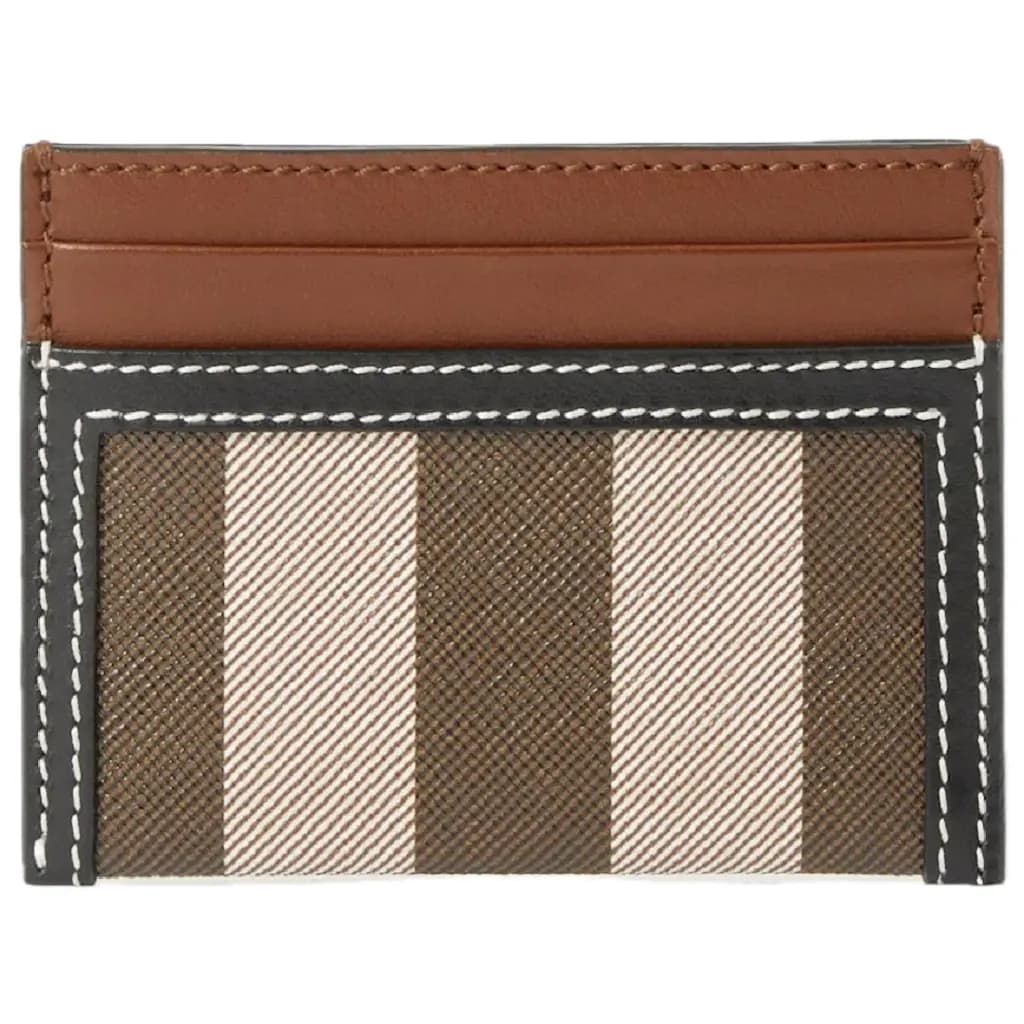 Ví Burberry Check Card Case 'Dark Birch Brown' 80623011