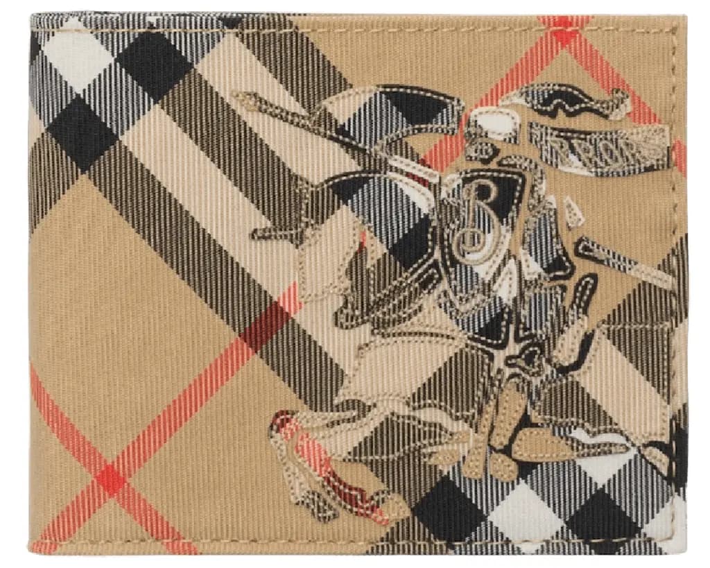 Ví Burberry EKD Check Bifold Wallet 'Sand' 80975881