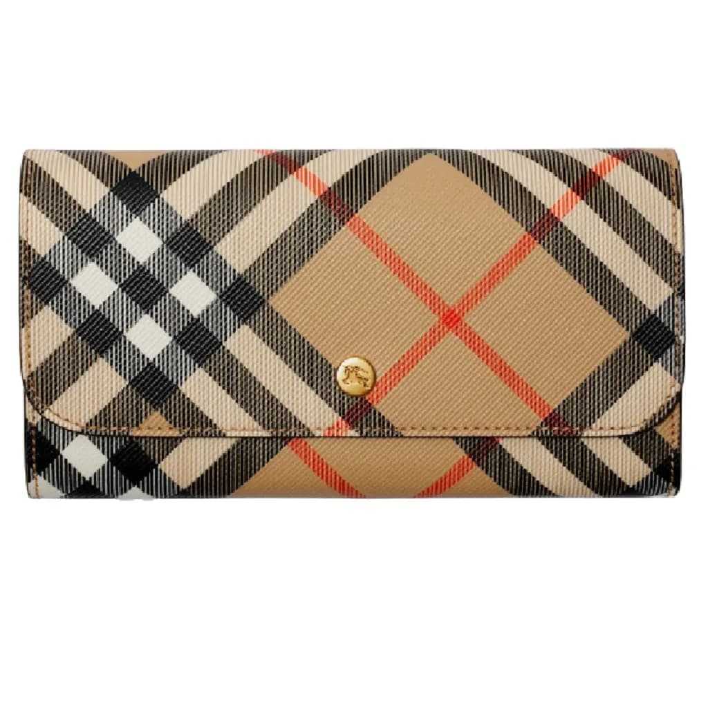 Ví Burberry Check Continental Wallet 'Sand' 80952721