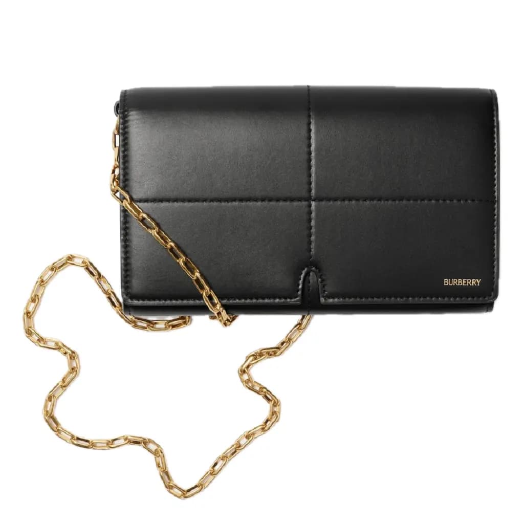 Ví Burberry Snip Chain Strap Wallet 'Black' 80932001