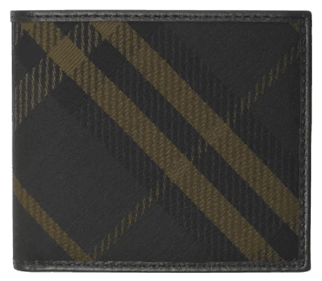 Ví Burberry Check Bifold Coin Wallet 'Shadow' 80998161
