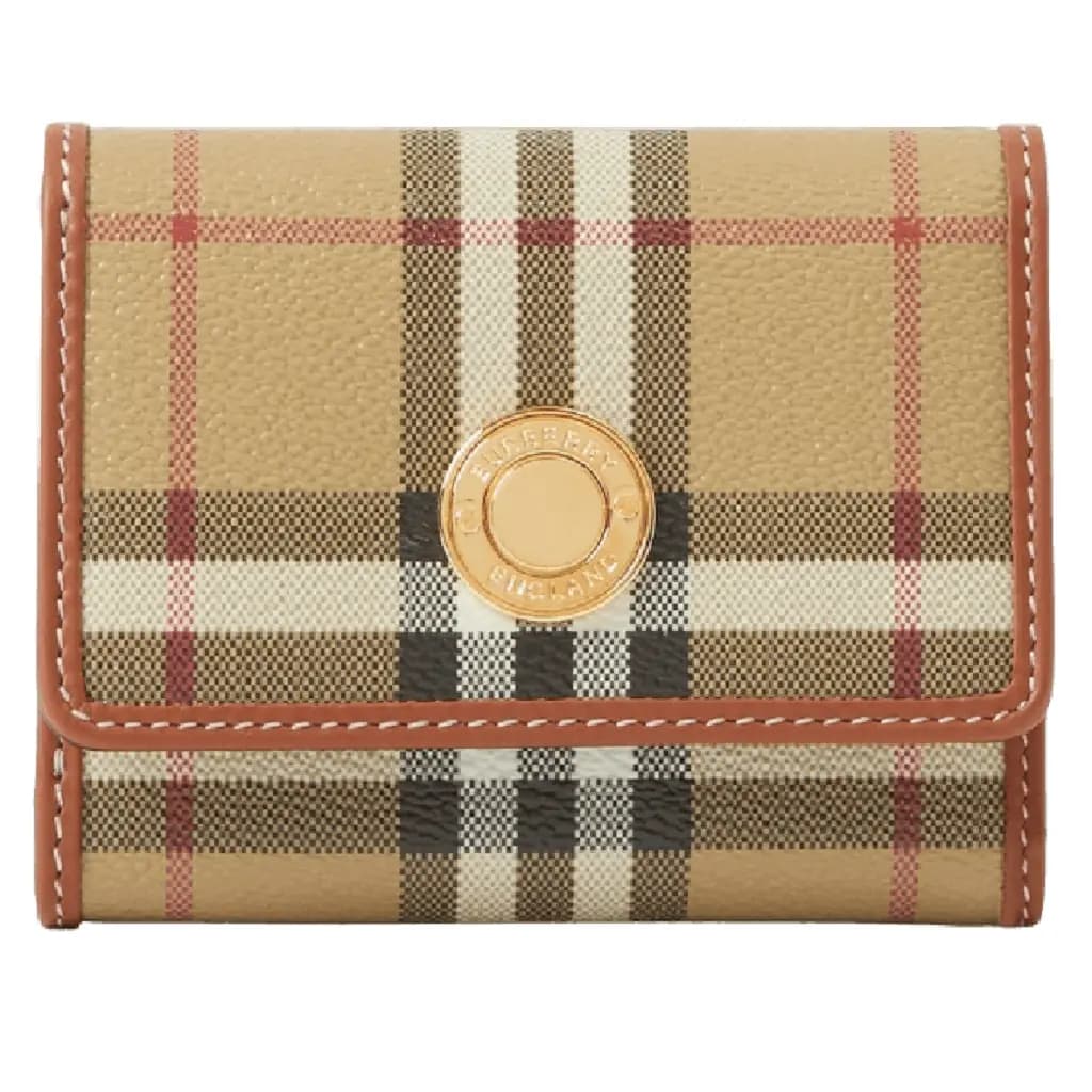 Ví Burberry Small Check Folding Wallet 'Beige' 80704151