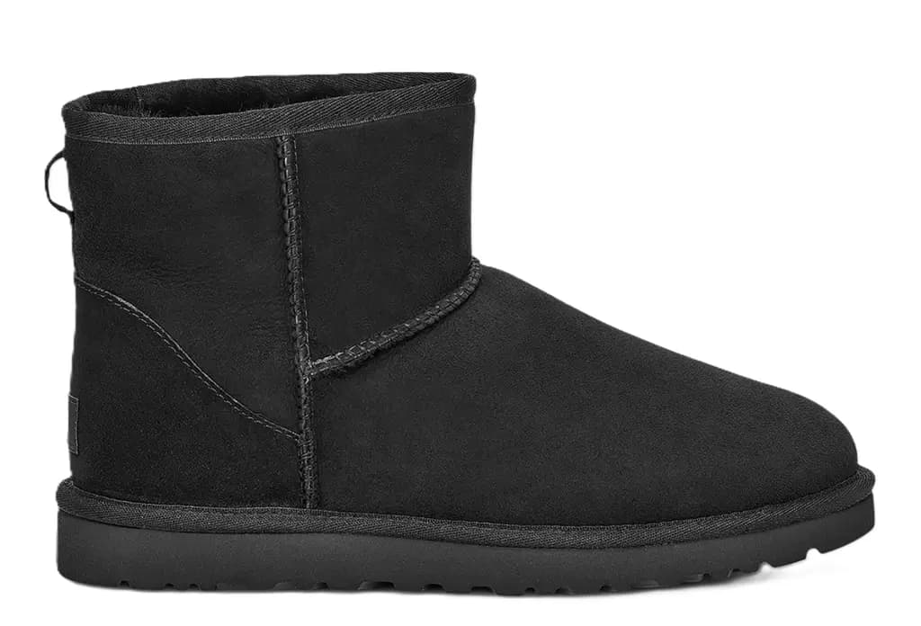 Giày UGG Classic Mini Fleece Lined Boots 'Black' 1002072-BLK